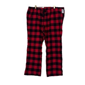 Old Navy Red Plaid Flannel Christmas Pajama Bottoms Sz. 2X NWT!